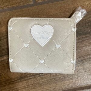 Luv Betsey Beige Heart Wallet